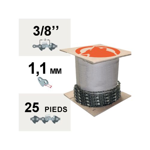 ROLLO CADENA  3/8 LP 1,1 MM 408 E