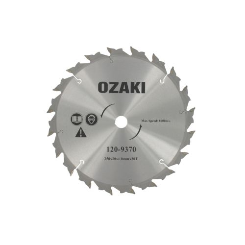 Disco 20 puntas widia 250x20x1,8mm, antirrebote curvo