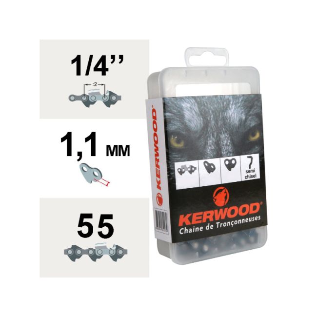 CADENA 1/4. 1,1MM. 55 E